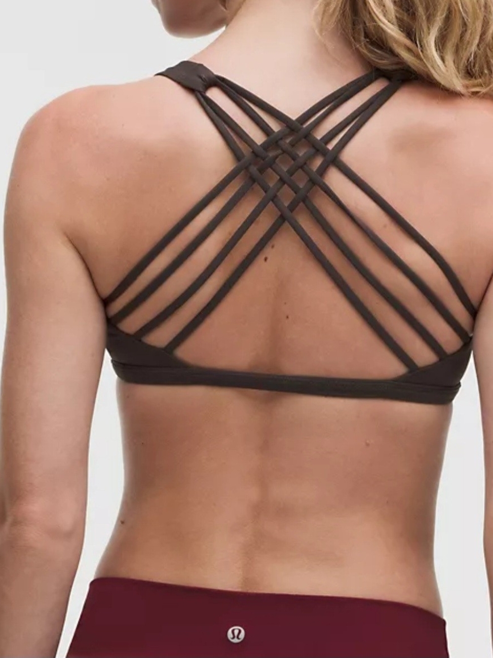 Lululemon Free to Be Black Sport Bra, Size 2 - Picture 4 of 5